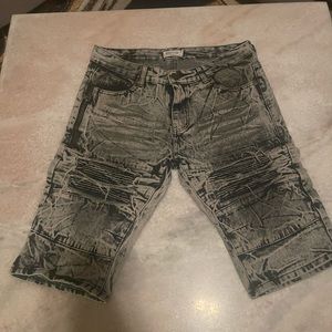 These are jeans Brand:blue cult Size:32 Color: black/ grey